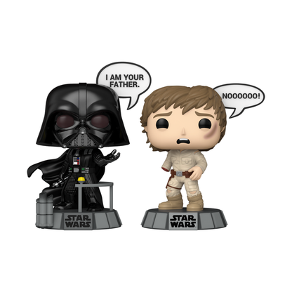Funko Pop Star Wars Darth Vader & Luke Skywalker Pop! Sayings 2 Pack
