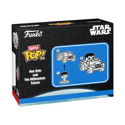 Funko Pop Star Wars Han Solo with MilleniumFalcon Bitty Pop! Ride