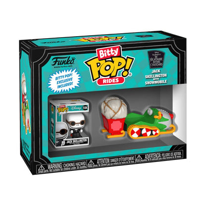 Funko Pop The Nightmare Before Christmas Jack with Snowmobile Bitty Pop! Ride