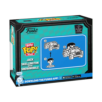 Funko Pop The Nightmare Before Christmas Jack with Snowmobile Bitty Pop! Ride
