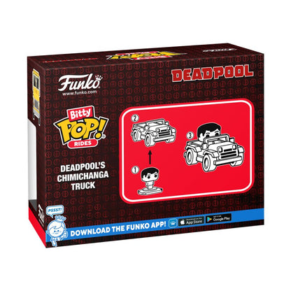 Funko Pop Marvel Comics Deadpool with Food Truck Bitty Pop! Ride