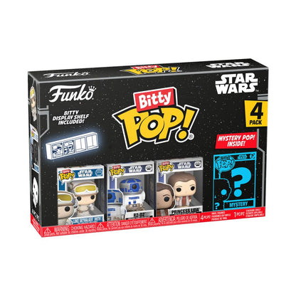 Funko Pop Star Wars Luke Skywalker (Hoth) Bitty Pop! 4 Pack