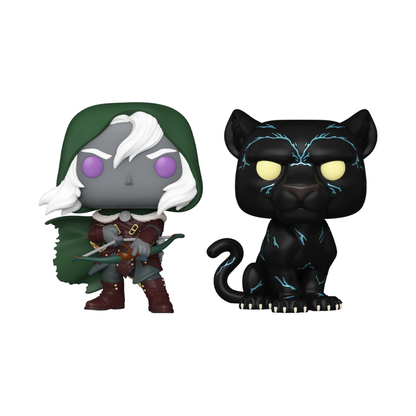 Funko Pop Dungeons & Dragons Drizzt Do'Urden & Guenhwyvar Pop! Vinyl 2 Pack