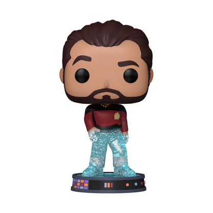 Funko Pop Star Trek Transporting William T. Riker Pop! Plus