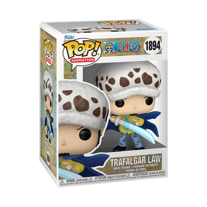 Funko Pop One Piece Trafalgar Law with Blue Anesthesia Pop! Vinyl