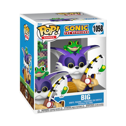 Funko Pop Sonic The Hedgehog Big the Cat with Froggy 6" Pop! Vinyl