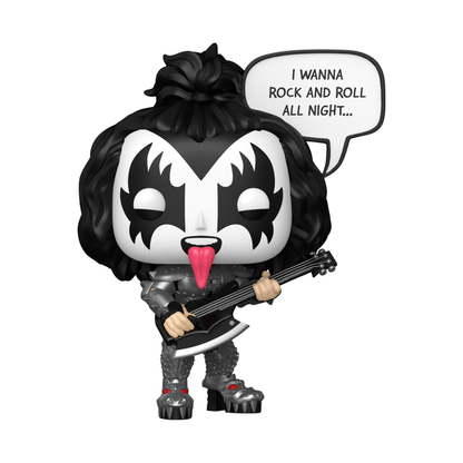 Funko Pop KISS The Demon (Rock & Roll All Night) Pop! Vinyl Sayings