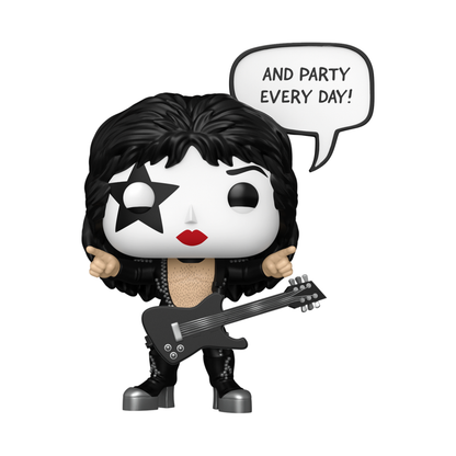 Funko Pop KISS The Starchild (Rock & Roll All Night) Pop! Vinyl Sayings