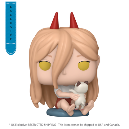 Funko Pop Chainsaw Man Power with Meowy (with chase) US Exclusive Pop! Vinyl [RS]