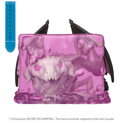 Funko Pop Dungeons & Dragons Gelatinous Cube with Dracolich US Exclusive Glow Pop! Deluxe [RS]