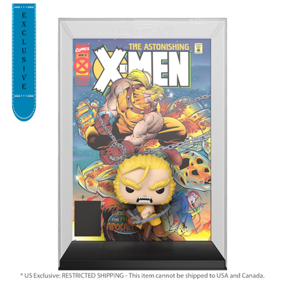 Funko Pop Marvel Comics Sabretooth (Age of Apocalypse) US Exclusive Pop! Comic Cover [RS]