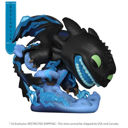 Funko Pop How to Train Your Dragon Toothless with Lightning US Exclusive Pop! Vinyl Premium [RS]