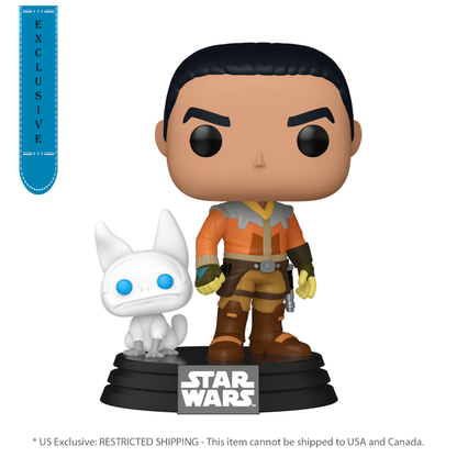 Funko Pop Star Wars: Rebels Ezra with Loth Cat US Exclusive Pop! Vinyl [RS]