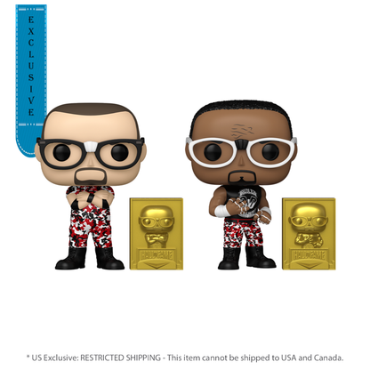 Funko Pop WWE: Hall of Fame Dudley Boyz Red Camo Pop! 2PK RS