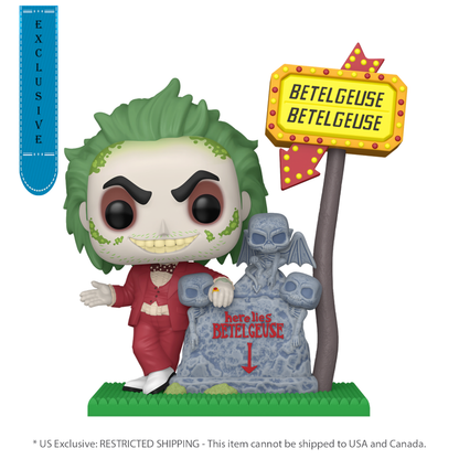 Funko Pop Beetlejuice Here Lies Betelguise US Exclusive Pop! Deluxe [RS]
