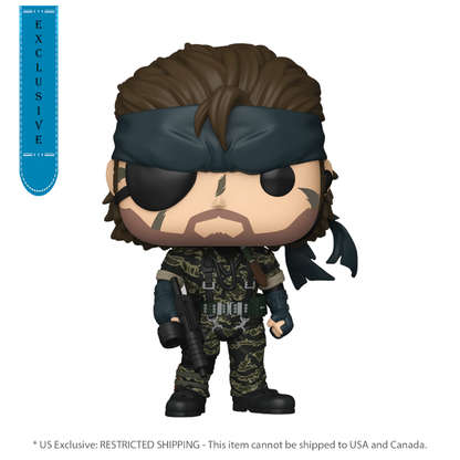 Funko Pop Metal Gear Solid 3 Big Boss US Exclusive Pop! Vinyl [RS]