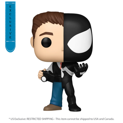 Funko Pop Marvel: Split Peter Parker/Symbiote Suit US Exclusive Pop! Vinyl [RS]