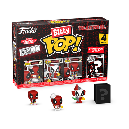 Funko Pop Deadpool BBQ Master Bitty Pop! 4  Pack