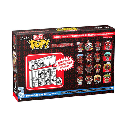 Funko Pop Deadpool Dinopool Bitty Pop! 4  Pack