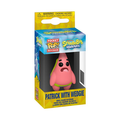 Funko Pop SpongeBob Squarepants Patrick with Wedgie US Exclusive Pop! Keychain [RS]