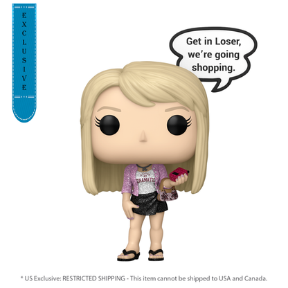 Funko Pop Mean Girls Regina (Speech Bubble) US Exclusive Diamond Glitter Pop! Vinyl [RS]