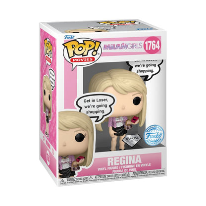 Funko Pop Mean Girls Regina (Speech Bubble) US Exclusive Diamond Glitter Pop! Vinyl [RS]