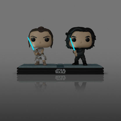 Funko Pop Star Wars Rey & Kylo Ren US Exclusive Glow Pop! Moment [RS]