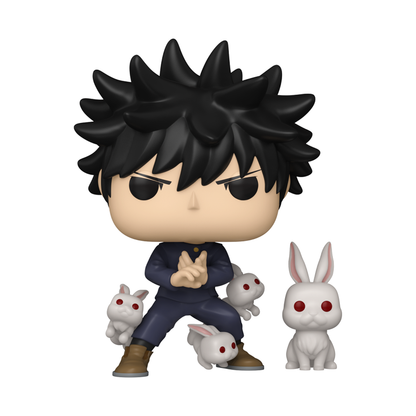 Funko Pop Jujutsu Kaisen Megumi Fushiguro w/Rabbit Pop! Vinyl