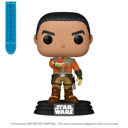 Funko Pop Star Wars: Rebels Ezra Bridger with Sith Holocron US Exclusive Pop! Vinyl [RS]