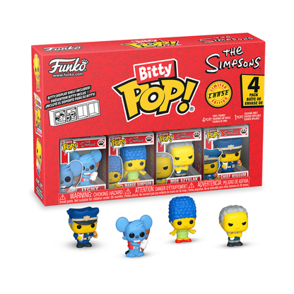 Funko Pop The Simpsons Itchy Bitty Pop! 4 Pack