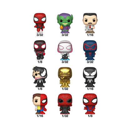 Funko Pop Spider Man Bitty Pop! Blind Bag Assortment (Display of 32)