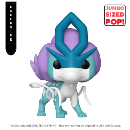 Funko Pop Pokemon Suicune 10" Convention Exclusive Pop! Vinyl [RS]