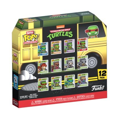 Funko Pop Teenage Mutant Ninja Turtles Party Wagon US Exclusive Bitty Pop! 12 Pack [RS]