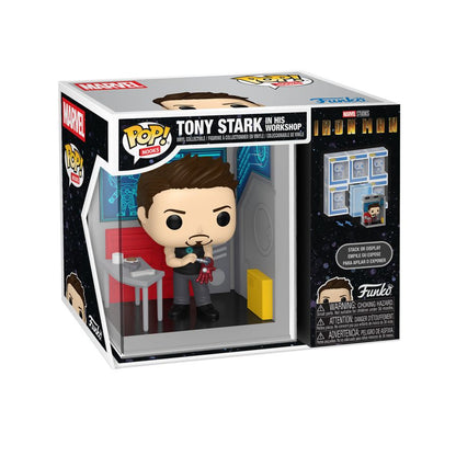 Funko Pop Iron Man (2008) Tony Stark in Garage Pop! Nook