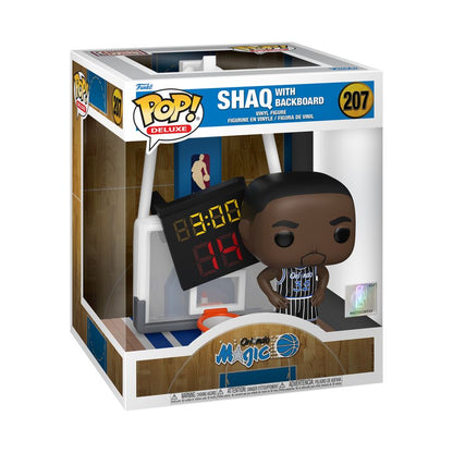 Funko Pop NBA: Magic Shaquille O'Neal with Backboard Pop! Deluxe