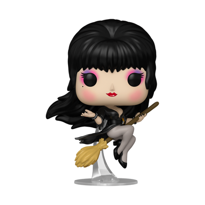 Funko Pop Elvira: Mistress of the Dark Elvira (with Broom) Pop! Vinyl