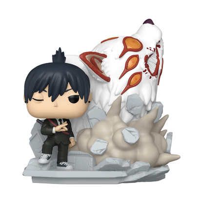Funko Pop Chainsaw Man Aki with Fox Devil Pop! Vinyl Moment
