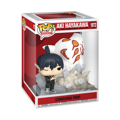 Funko Pop Chainsaw Man Aki with Fox Devil Pop! Vinyl Moment