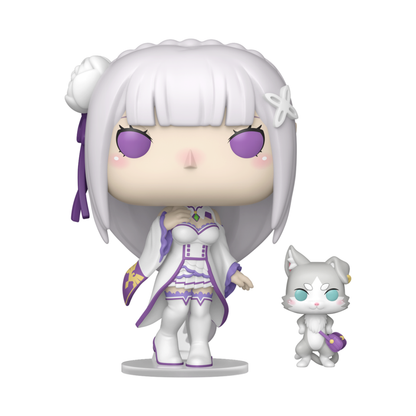 Funko Pop Re:Zero Starting Life in Another World Emilia & Puck Pop! Vinyl