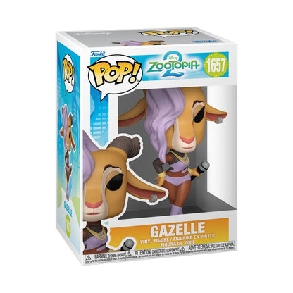 Funko Pop Zootopia 2 Gazelle Pop! Vinyl