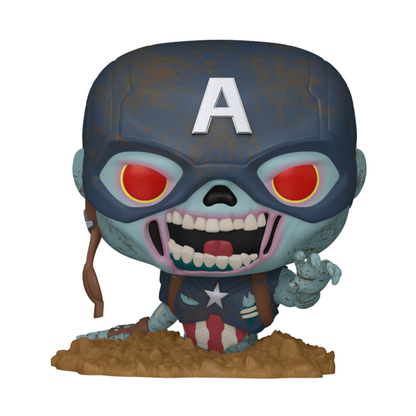 Funko Pop Marvel: Zombies Zombie Captain America Pop! Vinyl