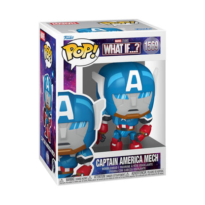Funko Pop What If...? Captain America Mech Pop! Vinyl