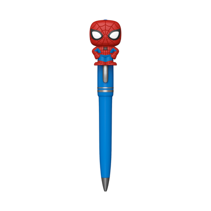 Funko Pop Marvel Comics Spider Man (Light Blue Ink) Pop! Pen