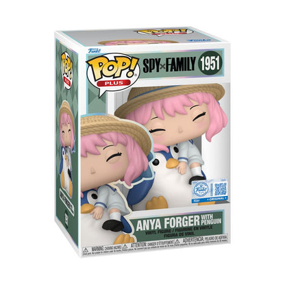 Funko Pop Spy x Family Anya Forger with Penguin US Exclusive Pop! Plus [RS]