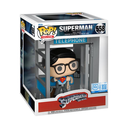 Funko Pop DC Comics Superman in Phone Booth US Exclusive Pop! Deluxe [RS]