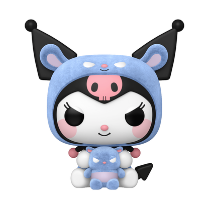 Funko Pop Hello Kitty Kuromi as Baku Flocked Pop! Vinyl