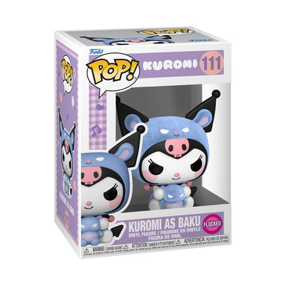 Funko Pop Hello Kitty Kuromi as Baku Flocked Pop! Vinyl