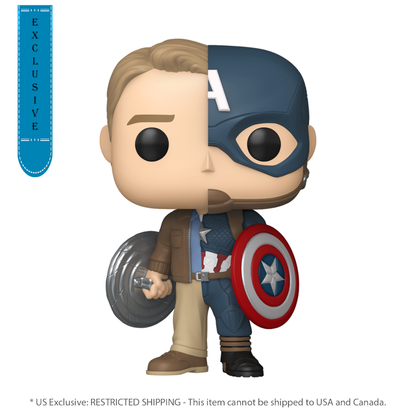 Funko Pop Marvel: Infinity Saga Steve Rogers/Captain America US Exclusive Pop! Vinyl [RS]