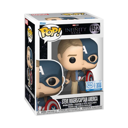Funko Pop Marvel: Infinity Saga Steve Rogers/Captain America US Exclusive Pop! Vinyl [RS]