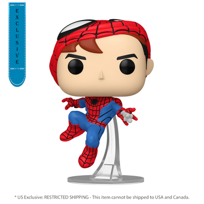 Funko Pop Friendly Neighbourhood Spider Man Spider Man (Mask Up) Pop! Vinyl [RS]
